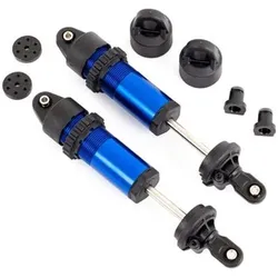Traxxas dämpfer gt-maxx alu kurz blau eloxiert (komplett montiert)