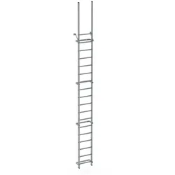 Altrex Everest Steigleiter - Fassadenleiter ohne Rückenschutz Steighöhe 3.18-3.45 m