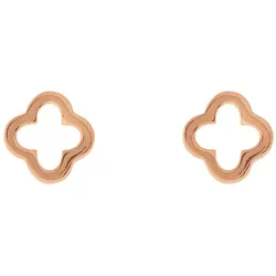 LEAF - OHRSTECKER MINI CLOVER - rosegold
