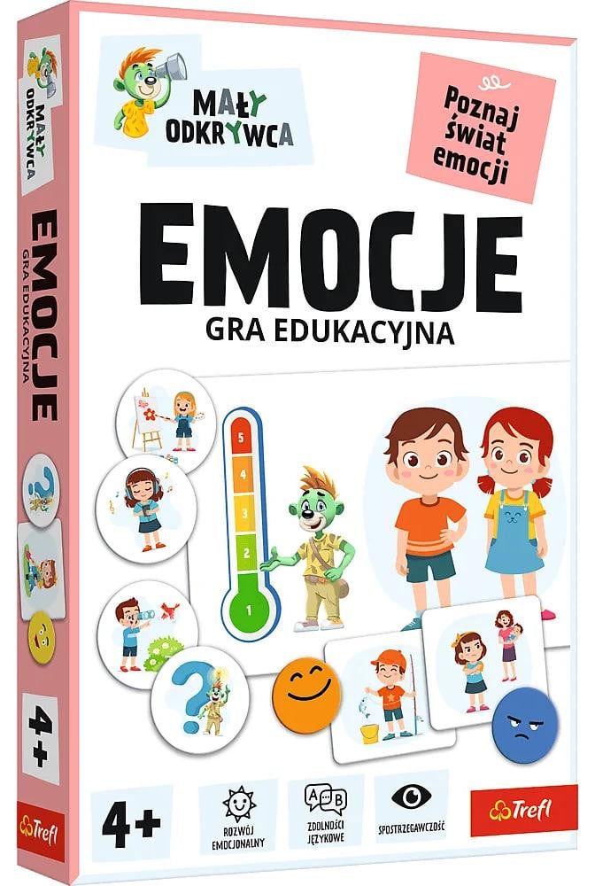 Trefl Kinderspel Emoties Kleine Ontdekkingsreiziger 02804