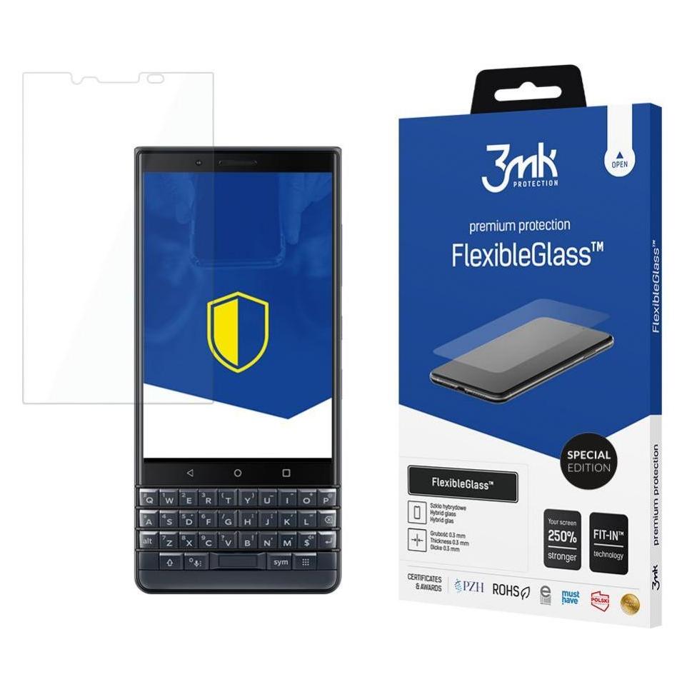 3MK FlexibleGlass Blackberry KEY2 Szkło Hybrydowe (1 Stk., Blackberry KEY2) (5903108022316)