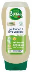 Biovie Gel Tout en 1 Lave-Vaisselle au Citron 720 ML - Flacon 720 ml