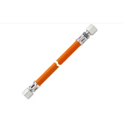 GOK Mitteldruckschlauchleitung Gas Überwurfmutter G 1/4 LH auf G 1/4 LH Gummi 1000 mm