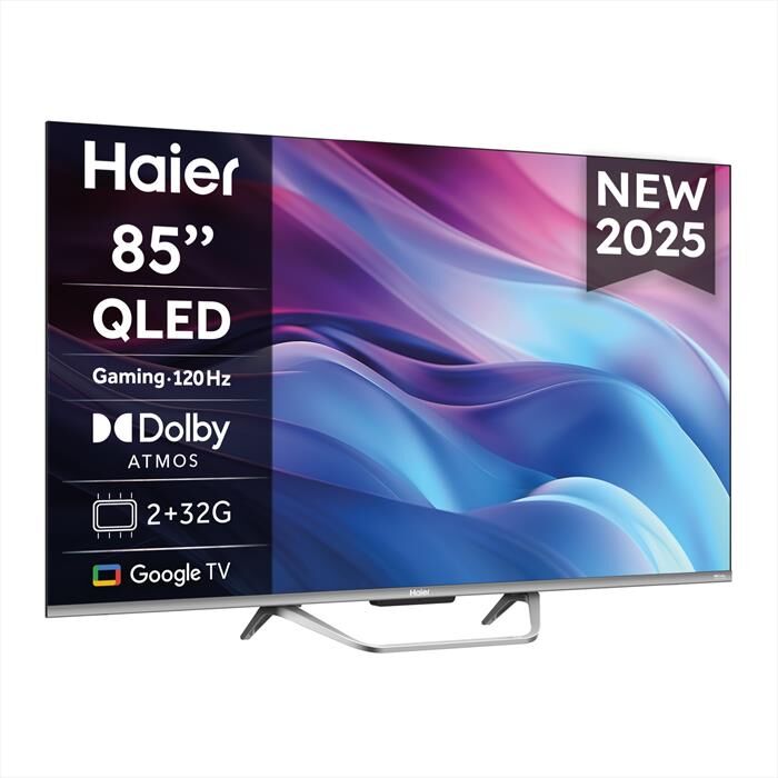 HAIER Smart Tv Qled 4k 85" H85q80fux-grigio