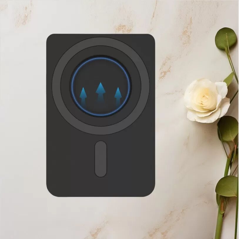 INF Porte-cartes magnétique élégant pour iPhones Apple Le noir