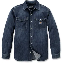 Carhartt Montana Relaxed Fit Denim Long-Sleeve Snap Front Hemd