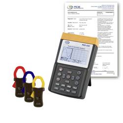 PCE Instruments PCE-830-2-ICA Netz-Analysegerät kalibriert (ISO) 3phasig Energiemessungen, mit Loggerfunktion, inkl. Stromzangen