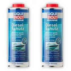 2x Additiv LIQUI MOLY 25002 Marine Diesel Schutz Anti Bakterien Schiffe Tanks 1 Lit