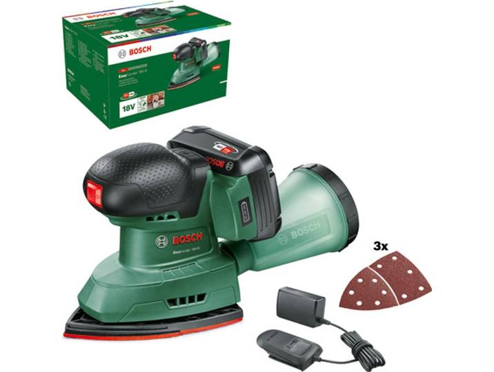 Multi-ponceuse sans fil EasySander 18V-8\, 1 x batterie PBA 18V 2.0Ah