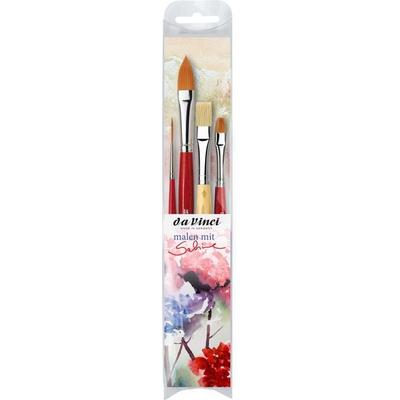 da Vinci Aquarellpinsel 4er Set - Mal mit Sabine