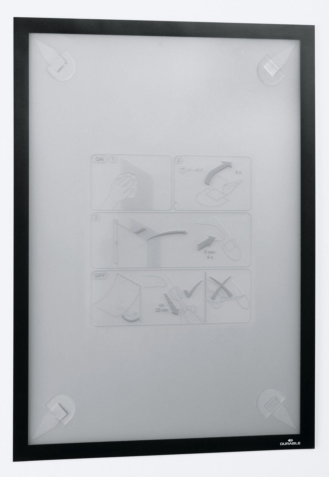 DURABLE Magnetrahmen selbstklebend A3 schwarz 484401