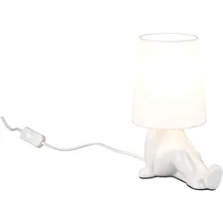 Tischleuchte HUMA weiß (BHT 20x24,50x13 cm) - BHT 20x24,50x13 cm
