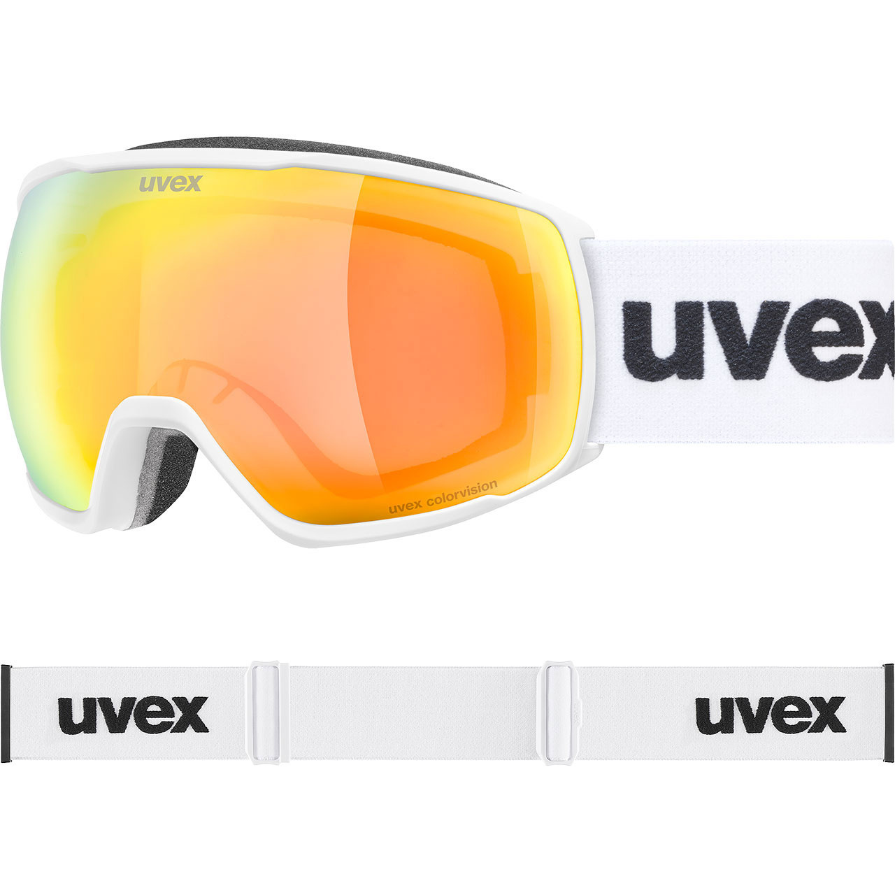 Uvex Victorious L CV race white matt / mirror orange