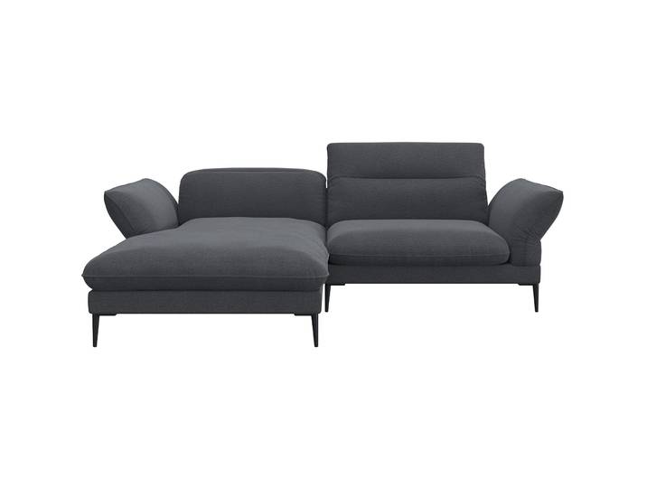 Ecksofa Tiara Stoff anthrazit B 241 T 88 cm