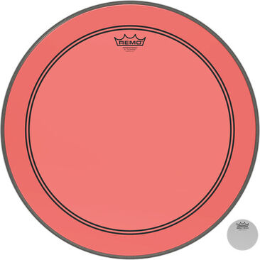 Remo "24" P3 Colortone Batter Red" Rot