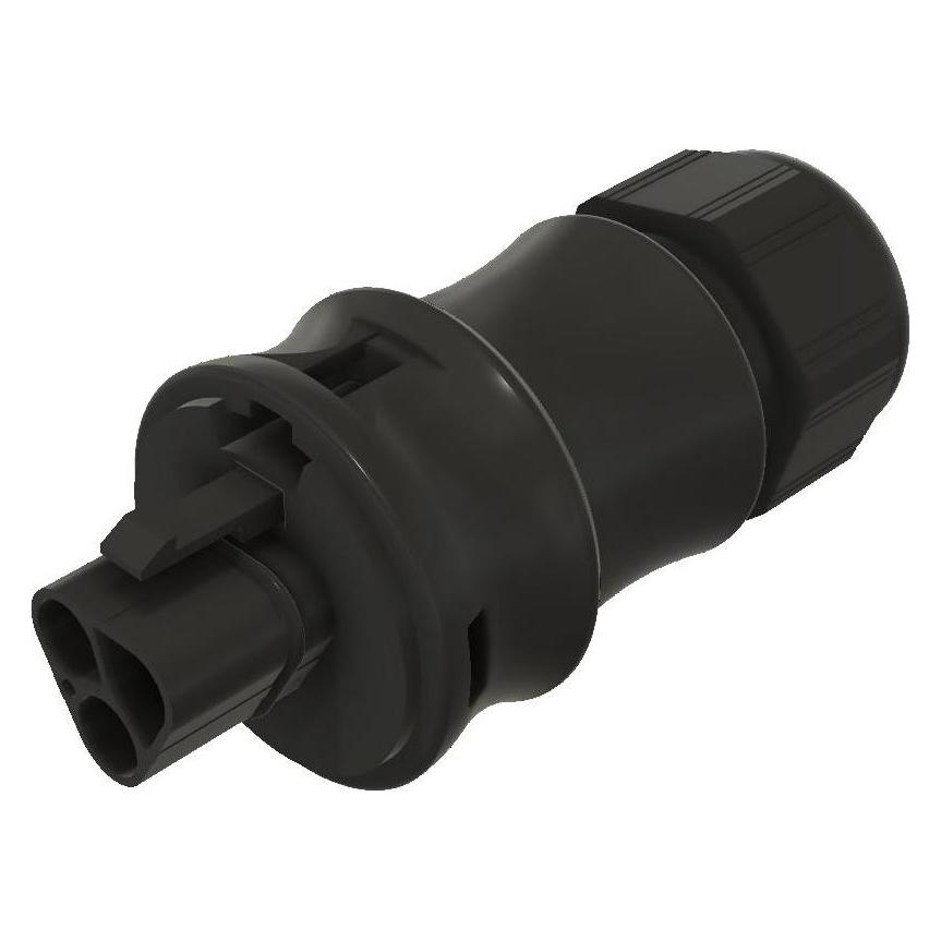 Wieland 96.032.4153.1 Gesis IP68, 3 polig Stecker M Luft Schraube Presse 10 - 14 mm, schwarz (96.032.4153.1)