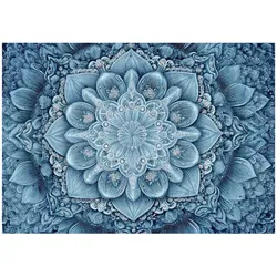 FOTOTAPETE Mandala Abstrakt Blau 200x140 cm
