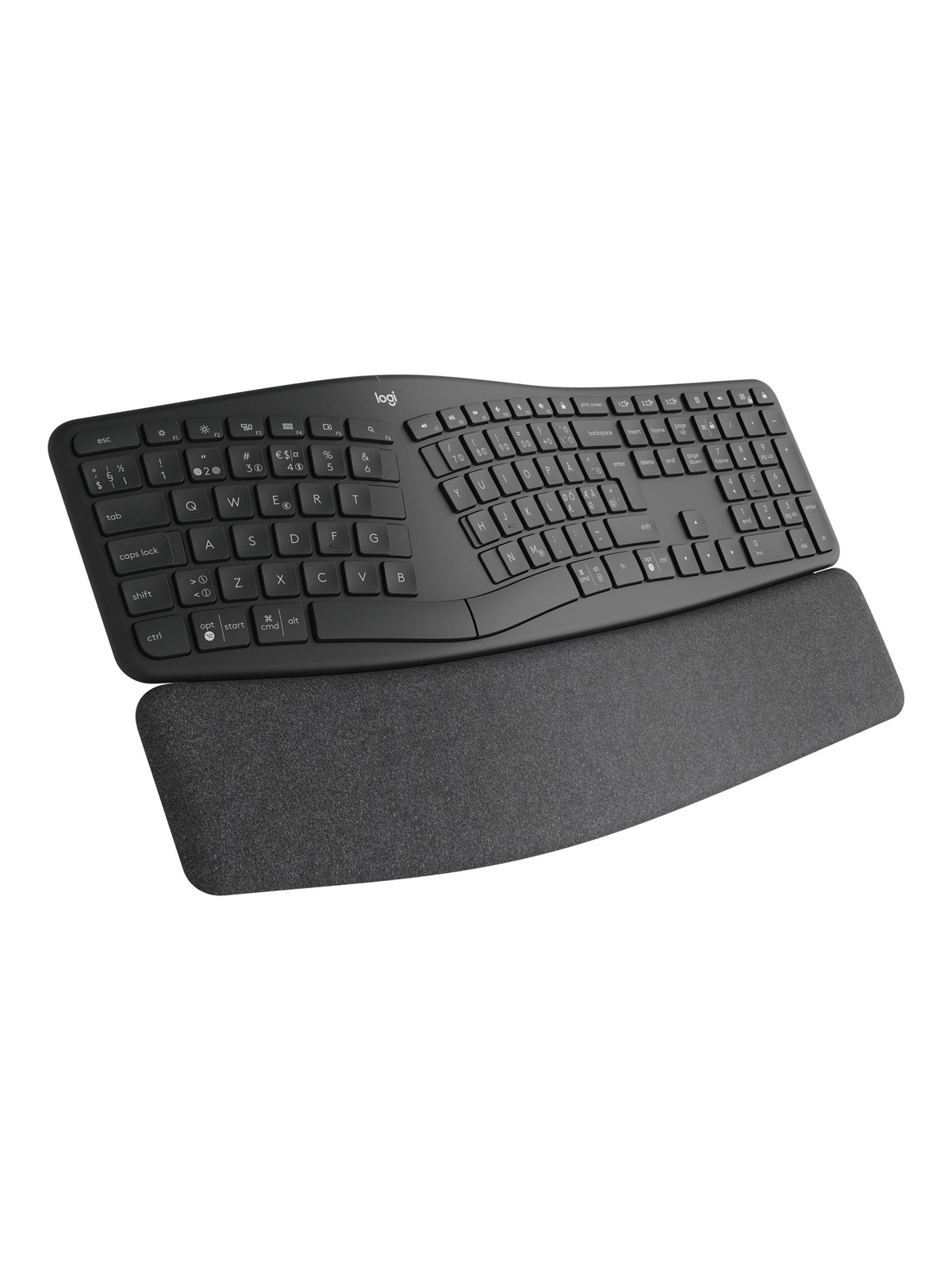 Logitech ERGO K860 Wireless Ergonomic - DE - Tastatur - Deutsch - Schwarz