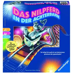 Ravensburger Gesellschaftsspiel Das Nilpferd in der Achterbahn (Deutsch, 3 - 12 Spieler)