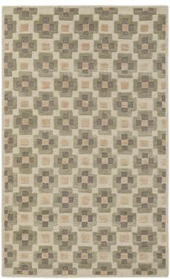 Terra by Obeetee Retro Glamour Green Rug