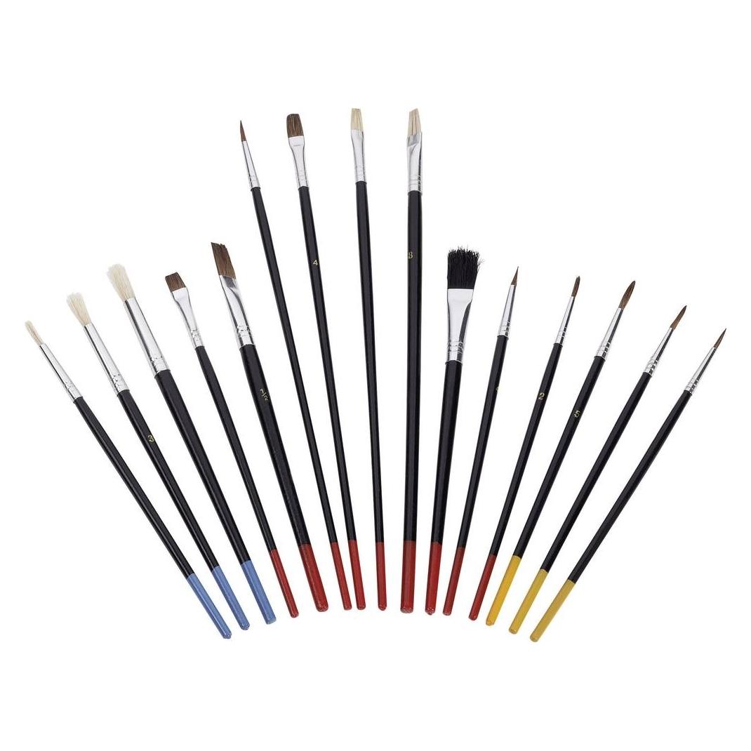Zahn Pinsel Künstlerpinsel Feinhaar 15teil (8 mm) (E10710-19)
