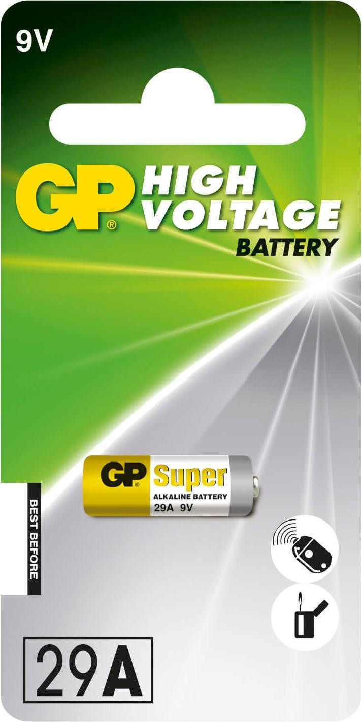 GP Batteries GP29AF High Voltage Alkaline Wegwerpbatterij, 9V, 18 mAh