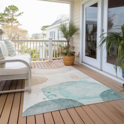 Addison Rugs Machine Washable Indoor/ Outdoor Modern Shapes Chantille Rug