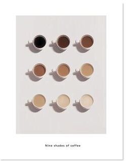 Uplift Essentials Coffee Guide Poster Modern Cafe Shop Menu Prints Nordic Coffee Culture Canvas Painting For Kitchen Wall Decor style 13 16x20 In