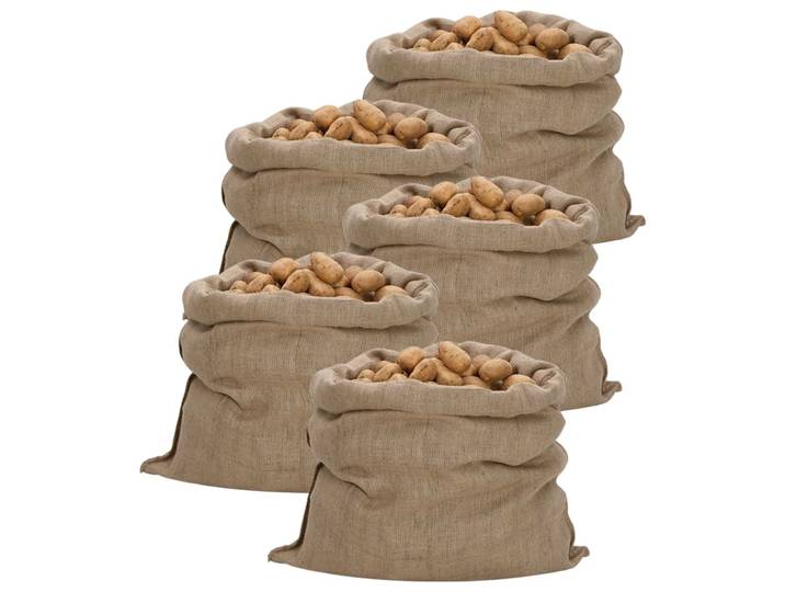 vidaXL Jutesäcke 5 Stk. 100x110 cm 100% Jute 340 g/m²