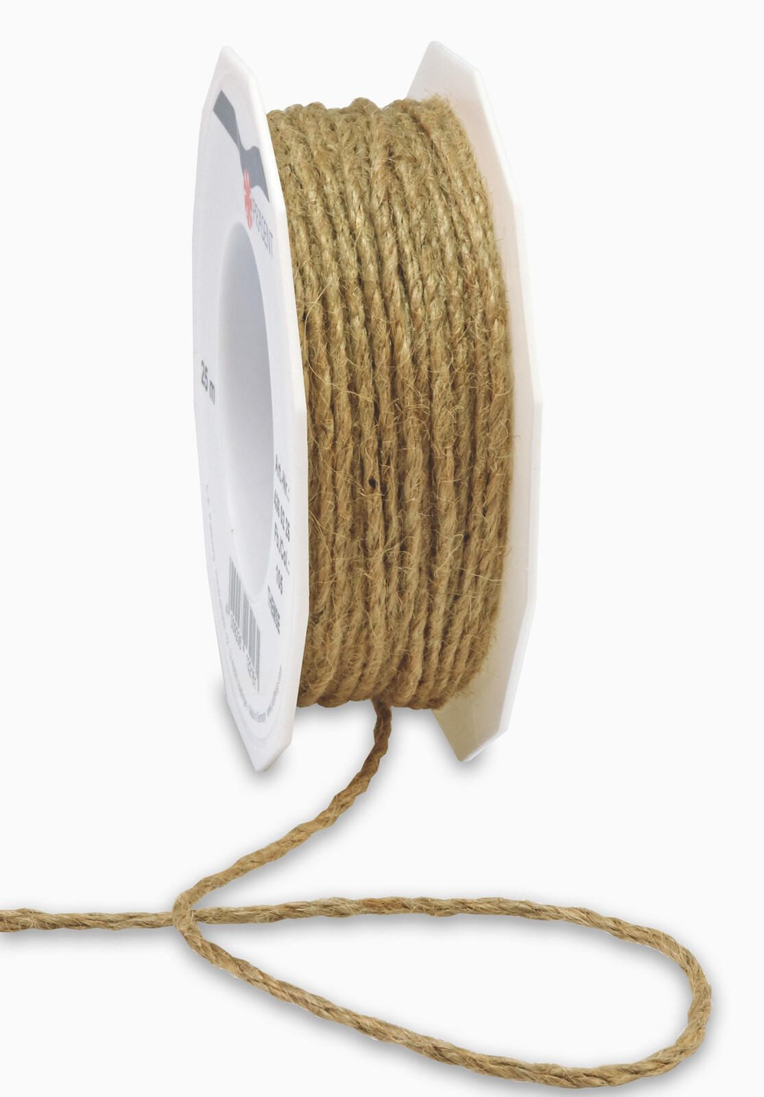 PRÄSENT Kordeln 2 mm x 25 m natur 4360225-105
