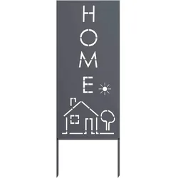 vidaXL Garten dekoratives Panel Anthrazit 50 x 140 cm
