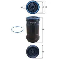 Kraftstofffilter MAHLE KC 624D