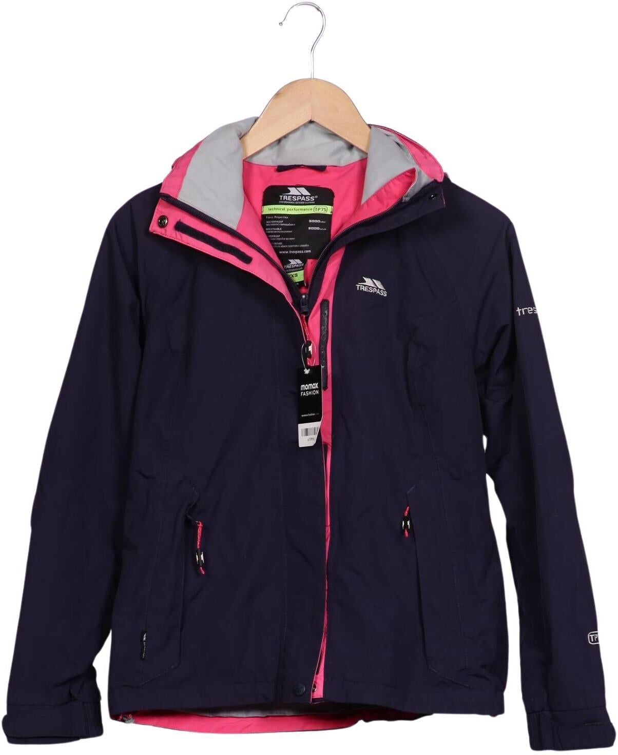 Trespass Damen Jacke, Marineblau, Gr. Xxs, Synthetik - Second Hand