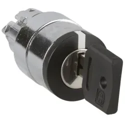 Schneider Electric ZB4BG2K3331E Frontelement für Schlüsselschalter ZB4, 2 Positionen