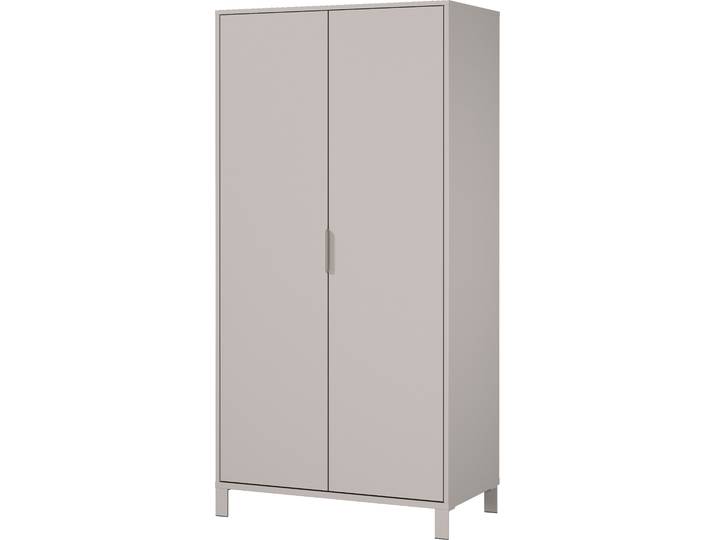 Kinderkleiderschrank GERMANIA GW-Alkmaar , braun (kaschmir), B:89cm H:180cm T:54cm, Holzwerkstoff, Schränke, Kinderkleiderschrank, mit Kleiderstange aus Metall