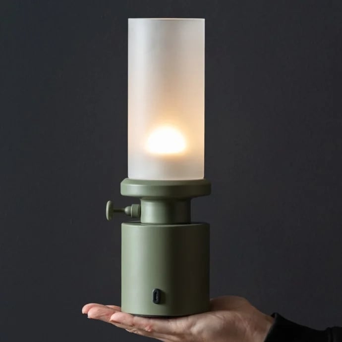 Leitmotiv Camp LED tafellamp groen
