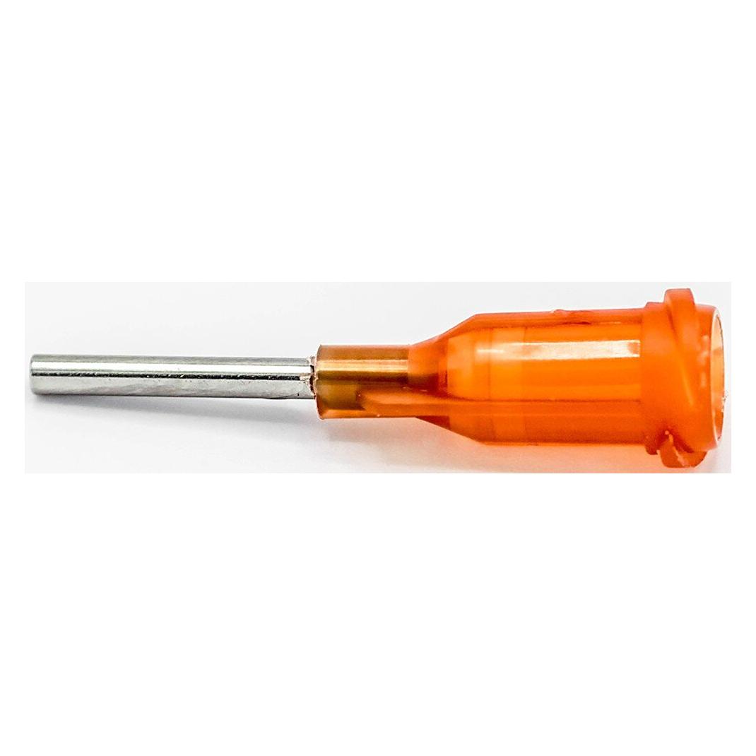 OKI Dosiernadel 0,5", gerade, Gauge 15, bernstein, spitzenform gerade (72704289)