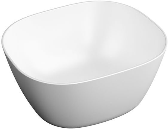 VitrA Plural Aufsatzschale 7811B401-0016 45 x 38 x 13,5 cm, edelweiß, hoch, rechteckig, ohne Überlauf/Hahnloch