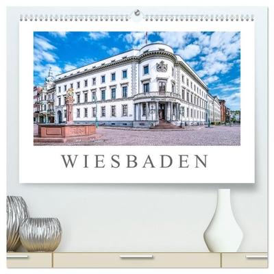 Wiesbaden Kurstadt mit Charme und Flair (hochwertiger Premium Wandkalender 2027 DIN A2 quer), Kunstdruck in Hochglanz