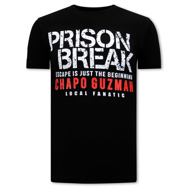 Local Fanatic Chapo guzman prison break t-shirt
