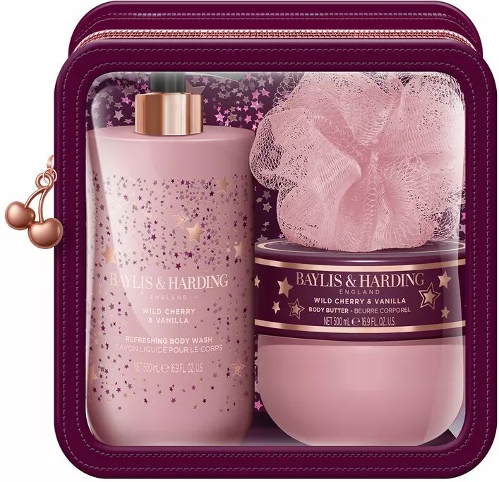 BAYLIS & HARDING - Wild Cherry & Vanilla Travel Geschenkset, Set