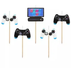 Set mit 5 Kerzen im Gamer-Design
