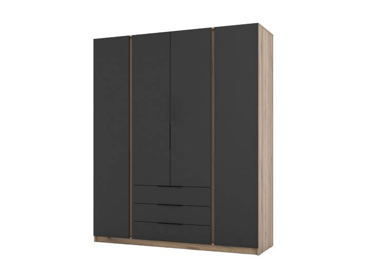 DREHTÜRENSCHRANK CAGLIARI 200/239/61,9cm 4-türig Goldfarben