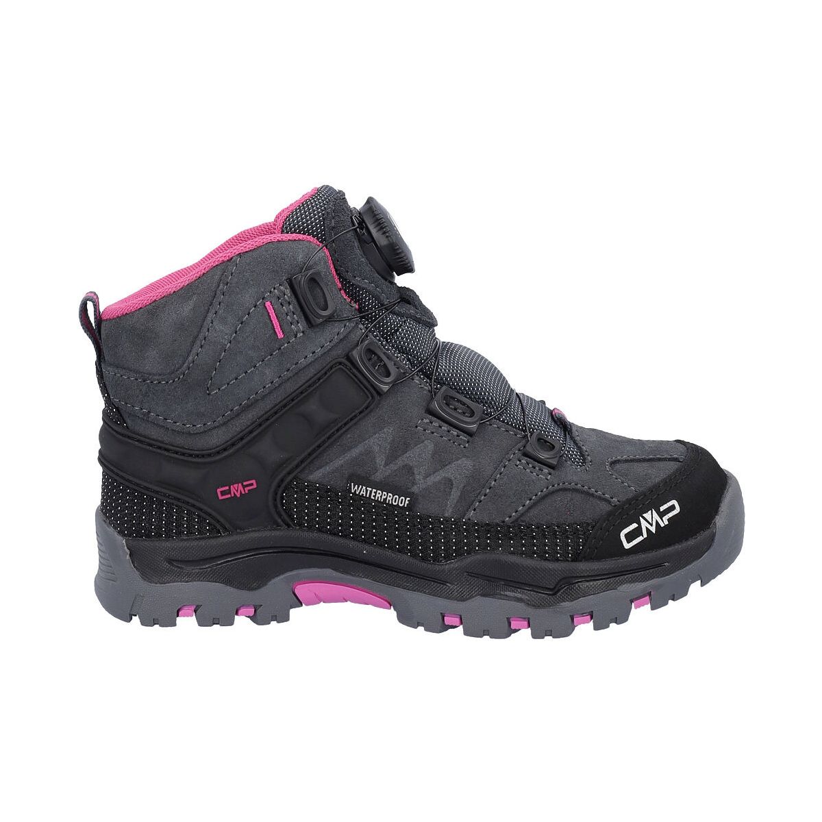 CMP Kids Kiruna Mid Fitgo WP Trekking Shoes antracite-festival (00US) 28 3Q56784-00US-28
