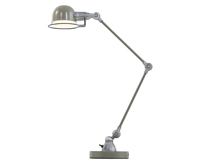 Landelijke bureaulamp Davin retro groen met grijs Steinhauer - 7655G