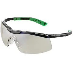 UNIVET® 5X6 Schutzbrille Grau/Grün UV400