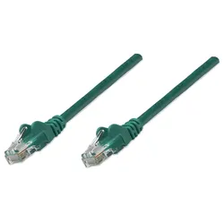 Intellinet Netzwerkkabel, Cat5e, U/UTP, CCA, Cat5e-kompatibel, RJ45-Stecker/RJ45-Stecker, 10,0 m, grün