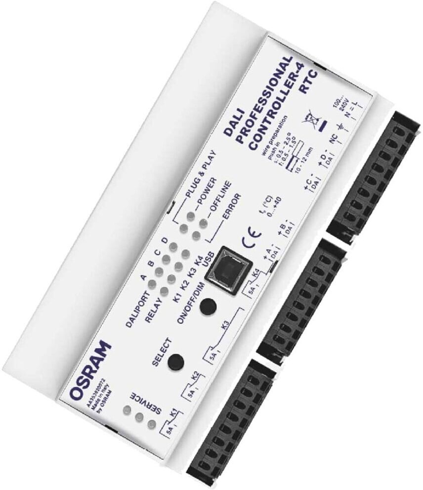 OSRAM BETRIEBSGERÄTE DALI-Steuergerät DALI PRO CONT-4RTC (4008321710871)