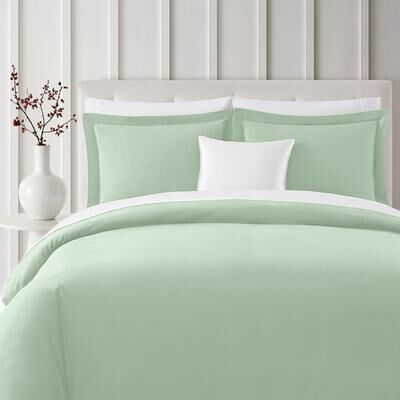 Bibb Home 3-Piece Flannel Duvet Cover Set (Insert Excluded)