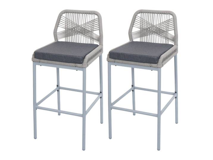 BARHOCKER Hellgrau, Grau